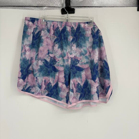NWT Zelos Women’s Pink & Blue Athletic Shorts Size 3X Working Out Running - Picture 1 of 10